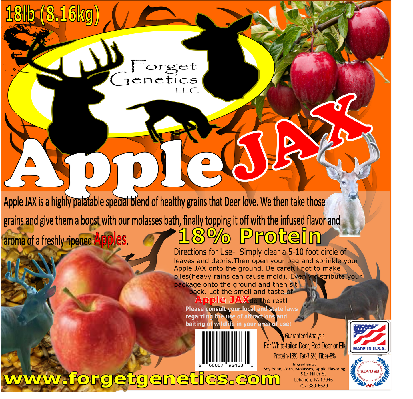 Apple JAX 6 lb (2.72kg) Free Shipping!!