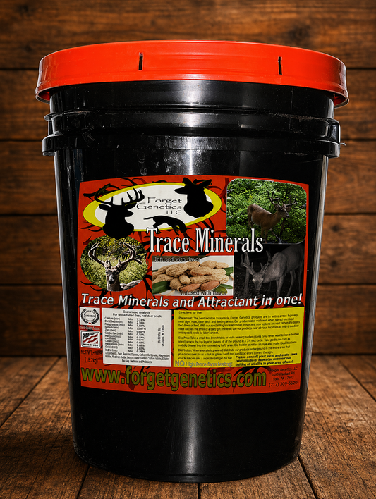 Peanut Flavor Infused Trace Minerals Bucket 40 LB (18.1kg)